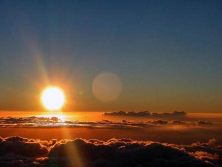 coucher du soleil