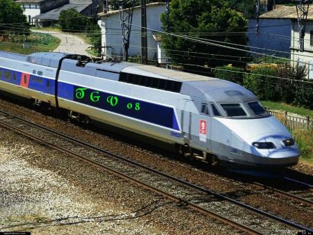 TGV  record (515,3kmh) 18 mai 1990