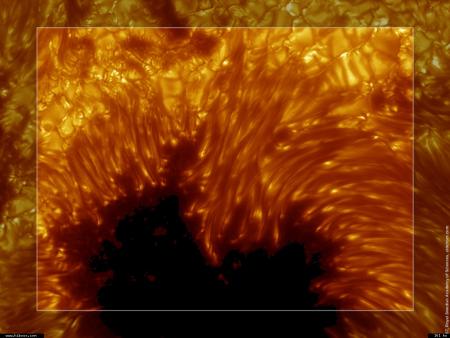 Si vous pouviez survoler le Soleil � quelque 350 000 kilom�tres de sa photosph�re