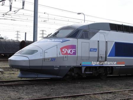 La rame 325 d�tentrice du record du monde de vitesse