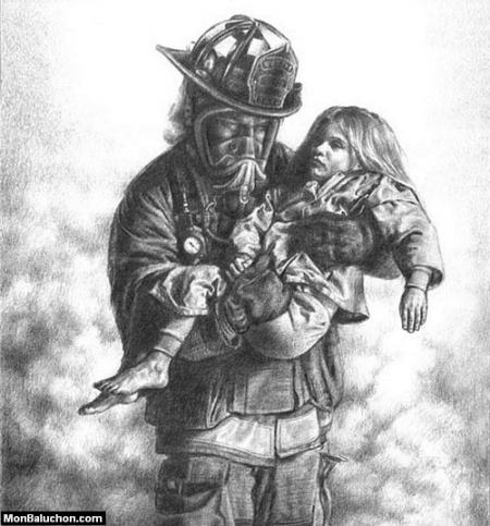hommage aux pompiers