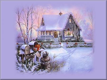 paysage hivernal